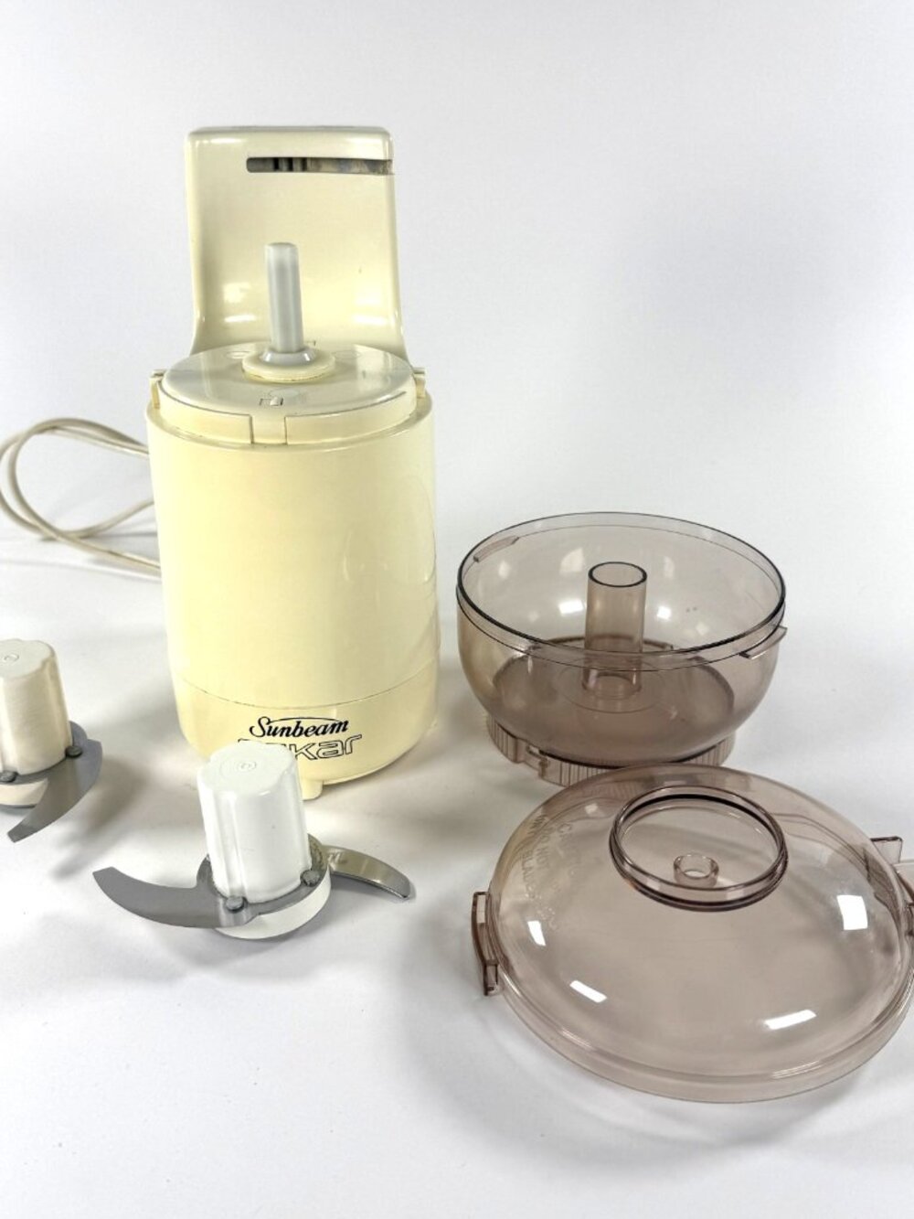 Sunbeam Oskar Food Processor 14081 Tested 500 Watts France Bowl 2 Blades Tested